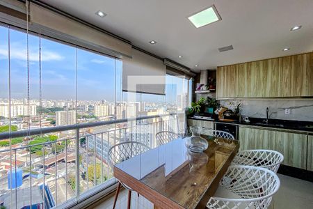 Varanda da Sala de apartamento à venda com 2 quartos, 74m² em Quarta Parada, São Paulo