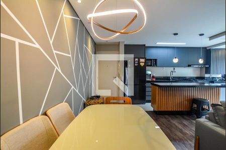 Sala de Jantar de apartamento à venda com 2 quartos, 73m² em Vila Assunção, Santo André