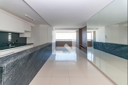 Sala de apartamento para alugar com 3 quartos, 80m² em Vila da Serra, Nova Lima