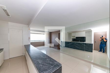 Sala de apartamento para alugar com 3 quartos, 80m² em Vila da Serra, Nova Lima