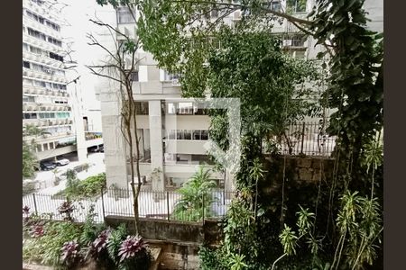 Sala vista  de apartamento para alugar com 4 quartos, 140m² em Lagoa, Rio de Janeiro