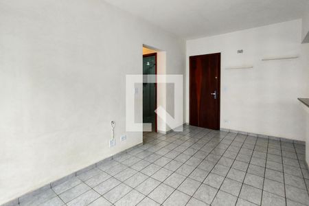 Sala de apartamento para alugar com 1 quarto, 53m² em Canto do Forte, Praia Grande