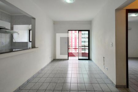 Sala de apartamento para alugar com 1 quarto, 53m² em Canto do Forte, Praia Grande