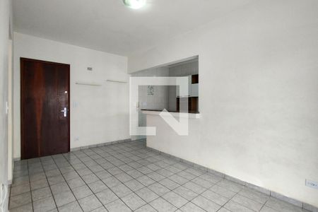 Sala de apartamento para alugar com 1 quarto, 53m² em Canto do Forte, Praia Grande