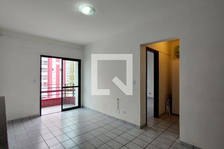 Sala de apartamento para alugar com 1 quarto, 53m² em Canto do Forte, Praia Grande