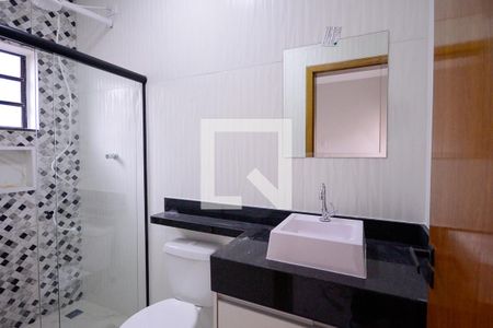 Banheiro  de kitnet/studio para alugar com 1 quarto, 32m² em Vila das Merces, São Paulo