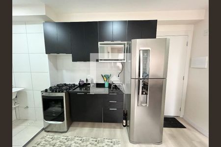 Cozinha de apartamento para alugar com 2 quartos, 35m² em Várzea da Barra Funda, São Paulo