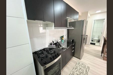 Cozinha de apartamento para alugar com 2 quartos, 35m² em Várzea da Barra Funda, São Paulo