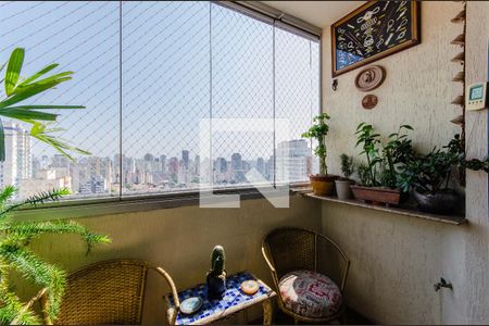 Varanda da Sala de apartamento à venda com 2 quartos, 95m² em Bosque da Saúde, São Paulo