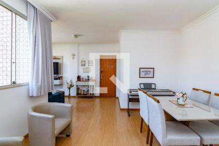 Sala  de apartamento à venda com 3 quartos, 105m² em Buritis, Belo Horizonte