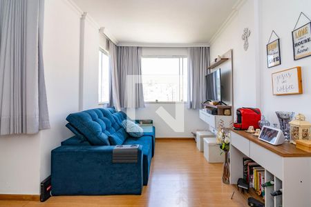 Sala  de apartamento à venda com 3 quartos, 105m² em Buritis, Belo Horizonte