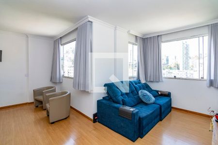 Sala  de apartamento à venda com 3 quartos, 105m² em Buritis, Belo Horizonte