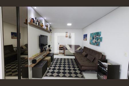 Sala de apartamento para alugar com 1 quarto, 47m² em Gonzaga, Santos