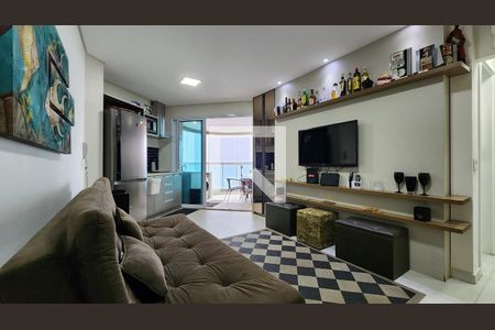 Sala de apartamento para alugar com 1 quarto, 47m² em Gonzaga, Santos