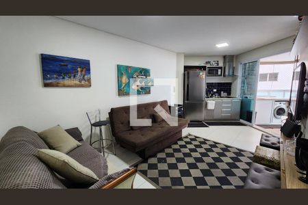 Sala de apartamento para alugar com 1 quarto, 47m² em Gonzaga, Santos