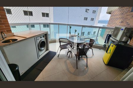 Varanda da Sala de apartamento para alugar com 1 quarto, 47m² em Gonzaga, Santos