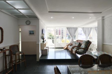 Sala de apartamento para alugar com 2 quartos, 162m² em Jardim Três Marias, Guarujá