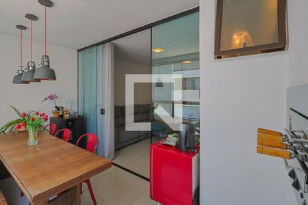 Varanda da Sala de apartamento à venda com 4 quartos, 125m² em Buritis, Belo Horizonte