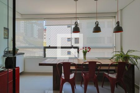 Varanda da Sala de apartamento à venda com 4 quartos, 125m² em Buritis, Belo Horizonte