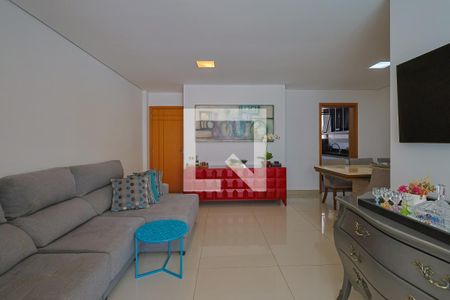 Sala de apartamento à venda com 4 quartos, 125m² em Buritis, Belo Horizonte