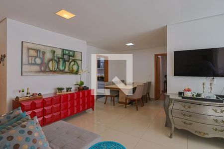 Sala de apartamento à venda com 4 quartos, 125m² em Buritis, Belo Horizonte