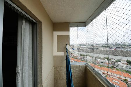 Varanda da Sala de apartamento para alugar com 2 quartos, 63m² em Jardim Guairaca, São Paulo