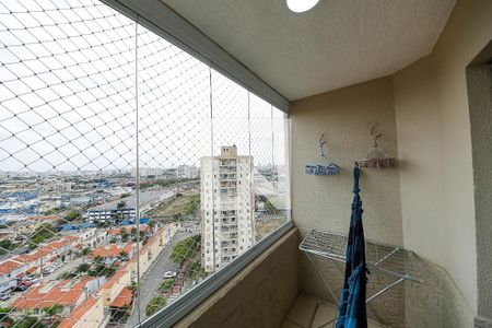 Varanda da Sala de apartamento para alugar com 2 quartos, 63m² em Jardim Guairaca, São Paulo