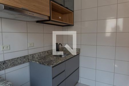 Cozinha de apartamento para alugar com 2 quartos, 40m² em Cabral, Contagem