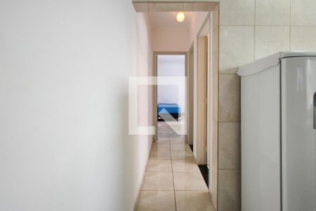 Corredor  de apartamento para alugar com 1 quarto, 45m² em Guilhermina, Praia Grande