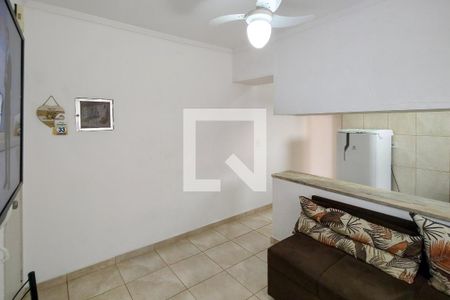 Sala de apartamento para alugar com 1 quarto, 45m² em Guilhermina, Praia Grande