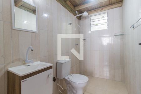 Banheiro de kitnet/studio para alugar com 1 quarto, 36m² em Forquilhinha, São José