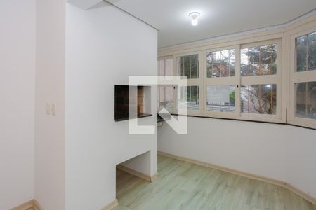 Sala - Churrasqueira de apartamento à venda com 3 quartos, 90m² em Petrópolis, Porto Alegre