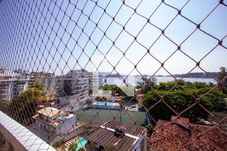 Vista da varanda da sala de apartamento à venda com 4 quartos, 333m² em Charitas, Niterói