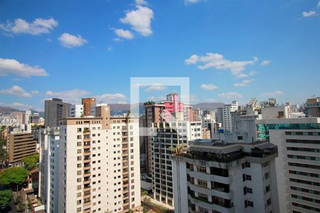 Vista da Varanda de apartamento à venda com 3 quartos, 110m² em Lourdes, Belo Horizonte