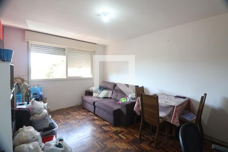 Sala de apartamento à venda com 1 quarto, 66m² em Mathias Velho, Canoas