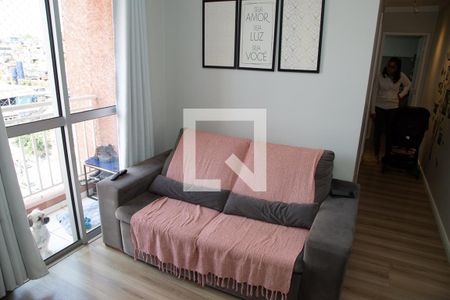 Sala de apartamento à venda com 2 quartos, 50m² em Jardim Rossi, Guarulhos