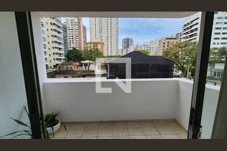 Varanda da Sala de apartamento para alugar com 3 quartos, 105m² em Ponta da Praia, Santos