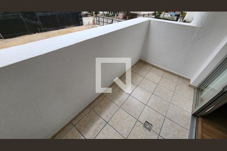 Varanda da Sala de apartamento para alugar com 3 quartos, 105m² em Ponta da Praia, Santos