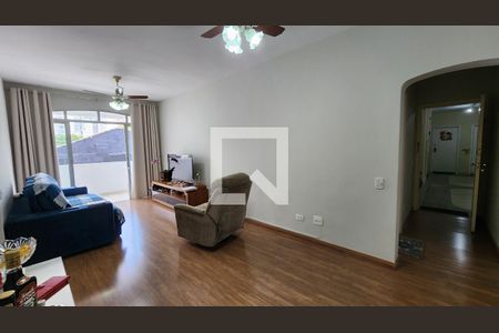 Sala de apartamento para alugar com 3 quartos, 105m² em Ponta da Praia, Santos