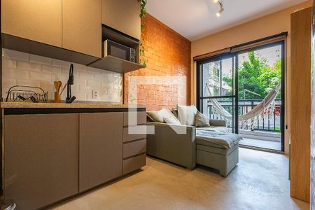 Studio de kitnet/studio para alugar com 1 quarto, 27m² em Pinheiros, São Paulo