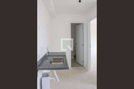 Sala e Cozinha de apartamento à venda com 1 quarto, 27m² em Perdizes, São Paulo