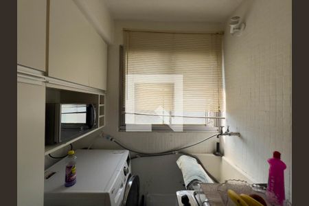 Cozinha e área de serviço de apartamento à venda com 1 quarto, 40m² em Vila Mariana, São Paulo