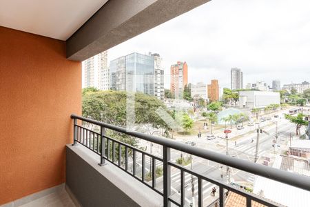 Varanda de kitnet/studio para alugar com 1 quarto, 30m² em Santo Amaro, São Paulo