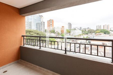 Varanda de kitnet/studio para alugar com 1 quarto, 30m² em Santo Amaro, São Paulo