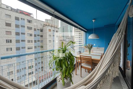 Varanda de apartamento à venda com 1 quarto, 50m² em Bela Vista, São Paulo