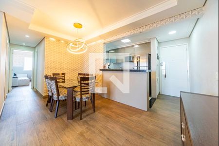 Sala de apartamento à venda com 3 quartos, 93m² em Vila Valparaíso, Santo André