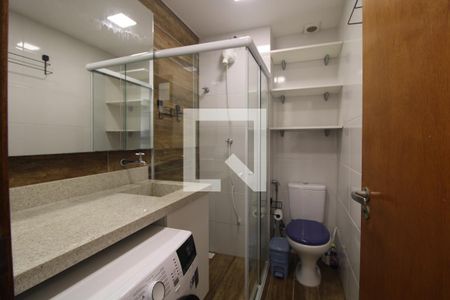 Banheiro/lavanderia de apartamento à venda com 1 quarto, 27m² em Vila Gea, São Paulo