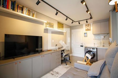 Sala de apartamento à venda com 1 quarto, 40m² em Pinheiros, São Paulo