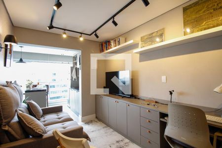 Sala de apartamento à venda com 1 quarto, 40m² em Pinheiros, São Paulo