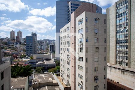 Vista da Sala de apartamento para alugar com 3 quartos, 100m² em Funcionários, Belo Horizonte